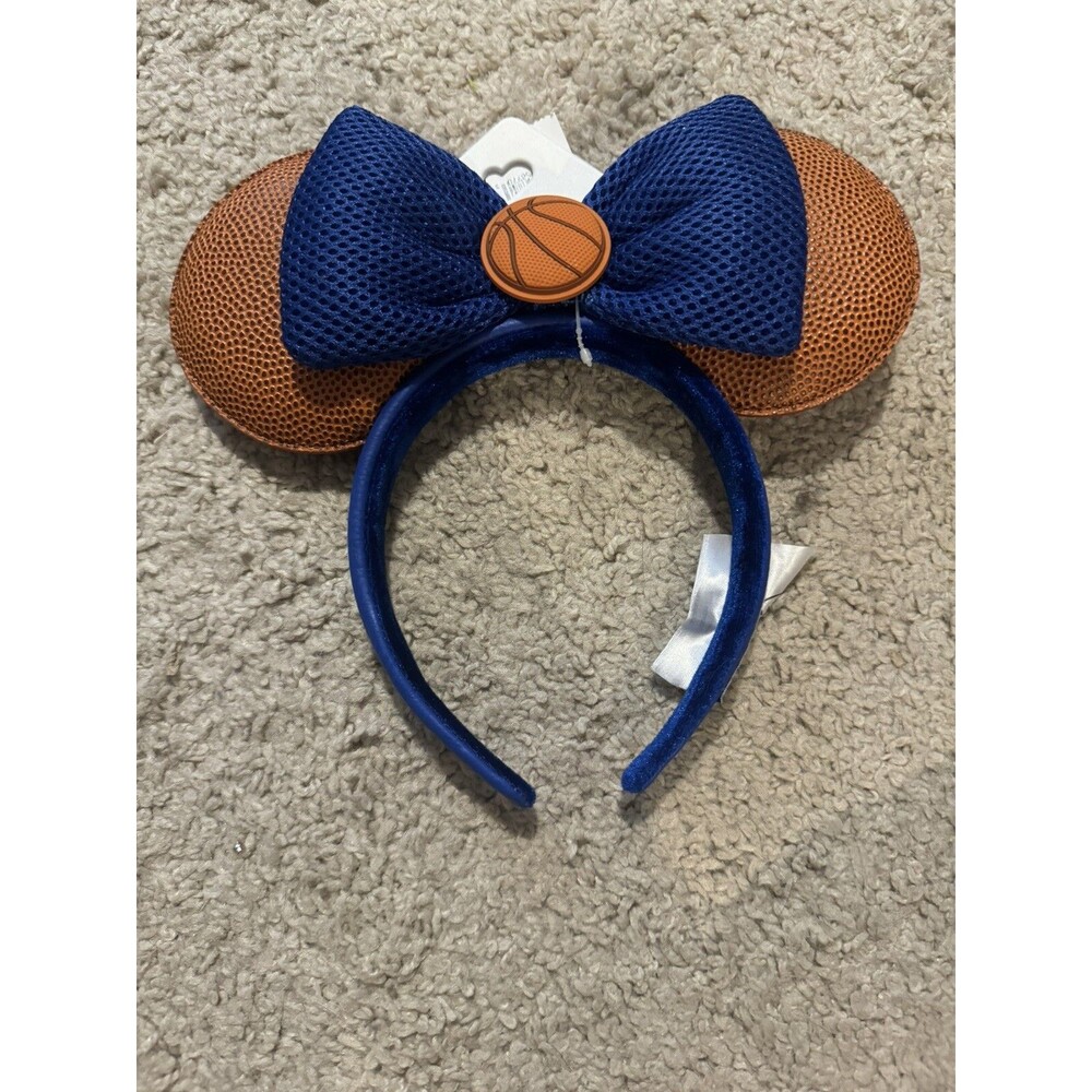 Disney Parks NBA Experience Minnie Mouse Ears Disney Springs Exclusive Htf Rare